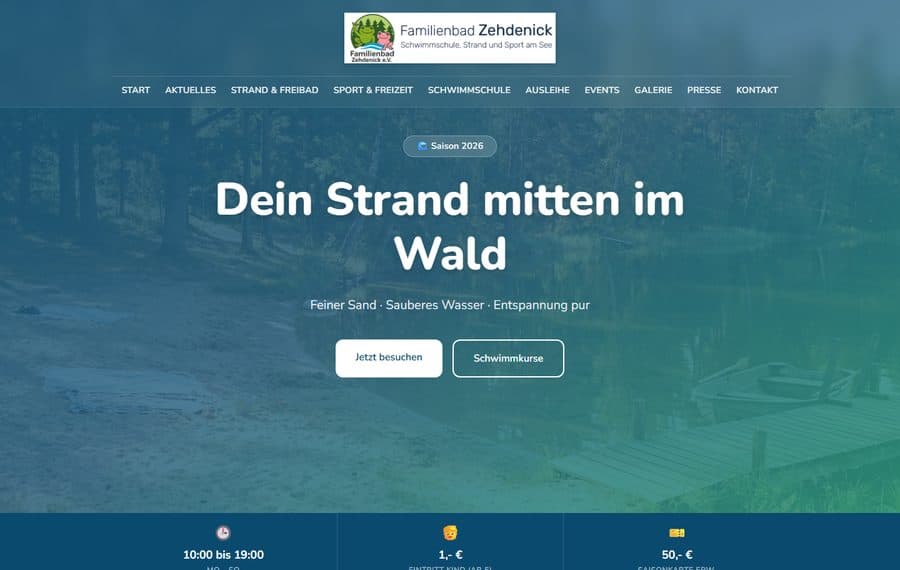 Vorschau Familienbad Zehdenick